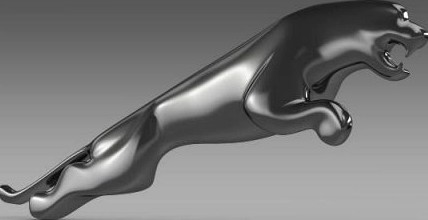 Jaguar Logo 3D Model