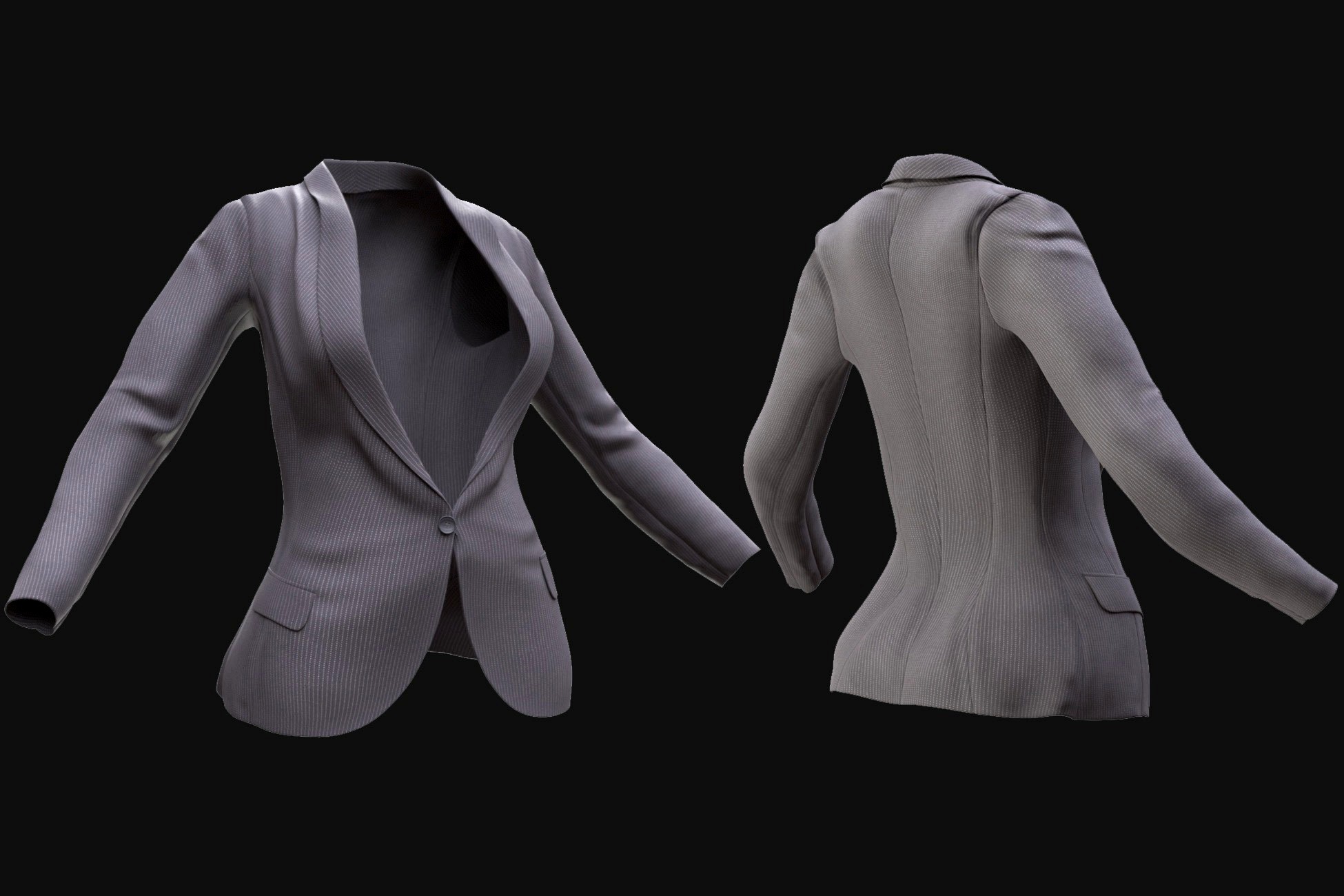 35 Blazer - Male/Female - Rigged Humanoid Skeleton
