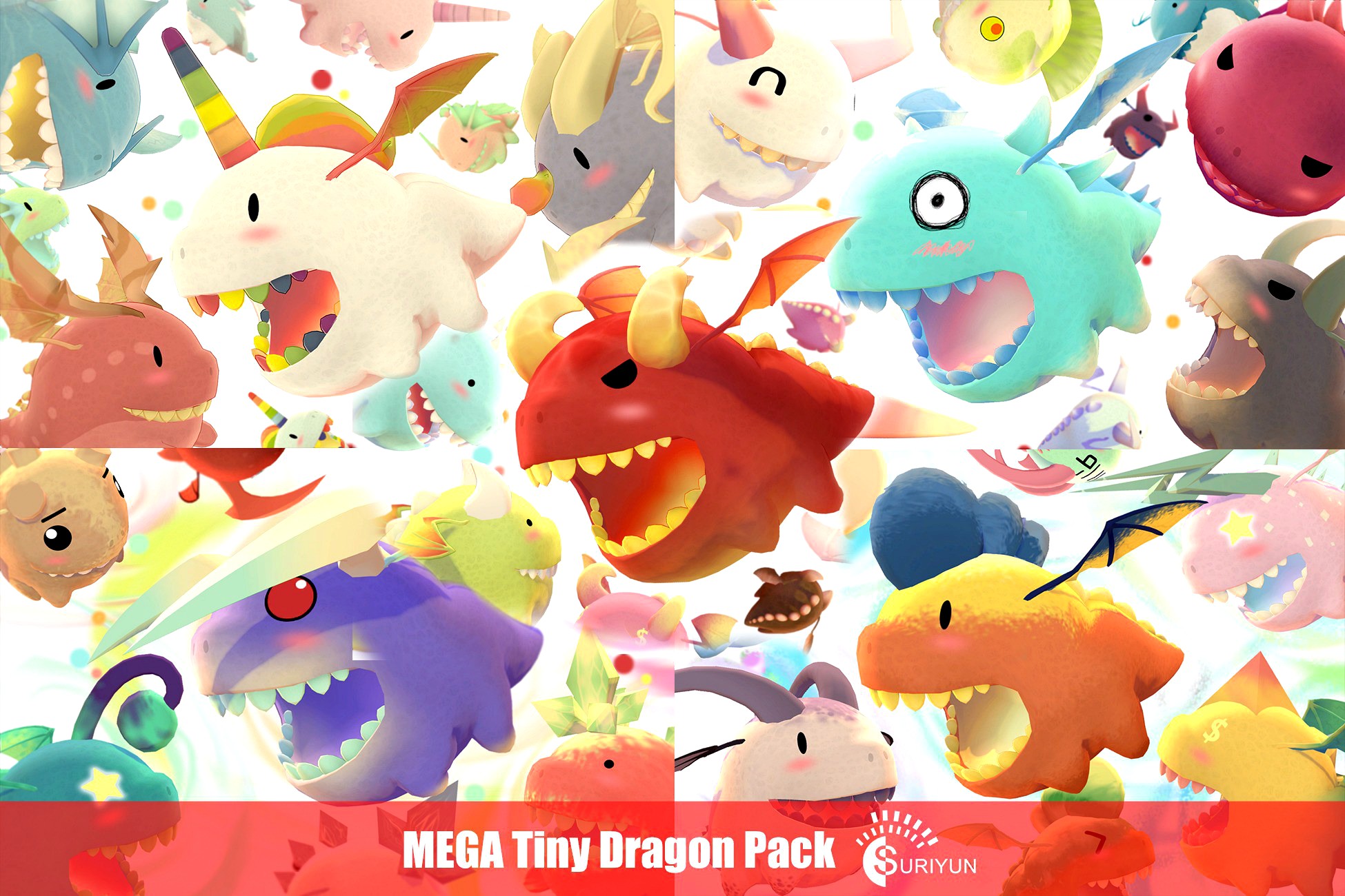 MEGA Tiny Dragon Pack