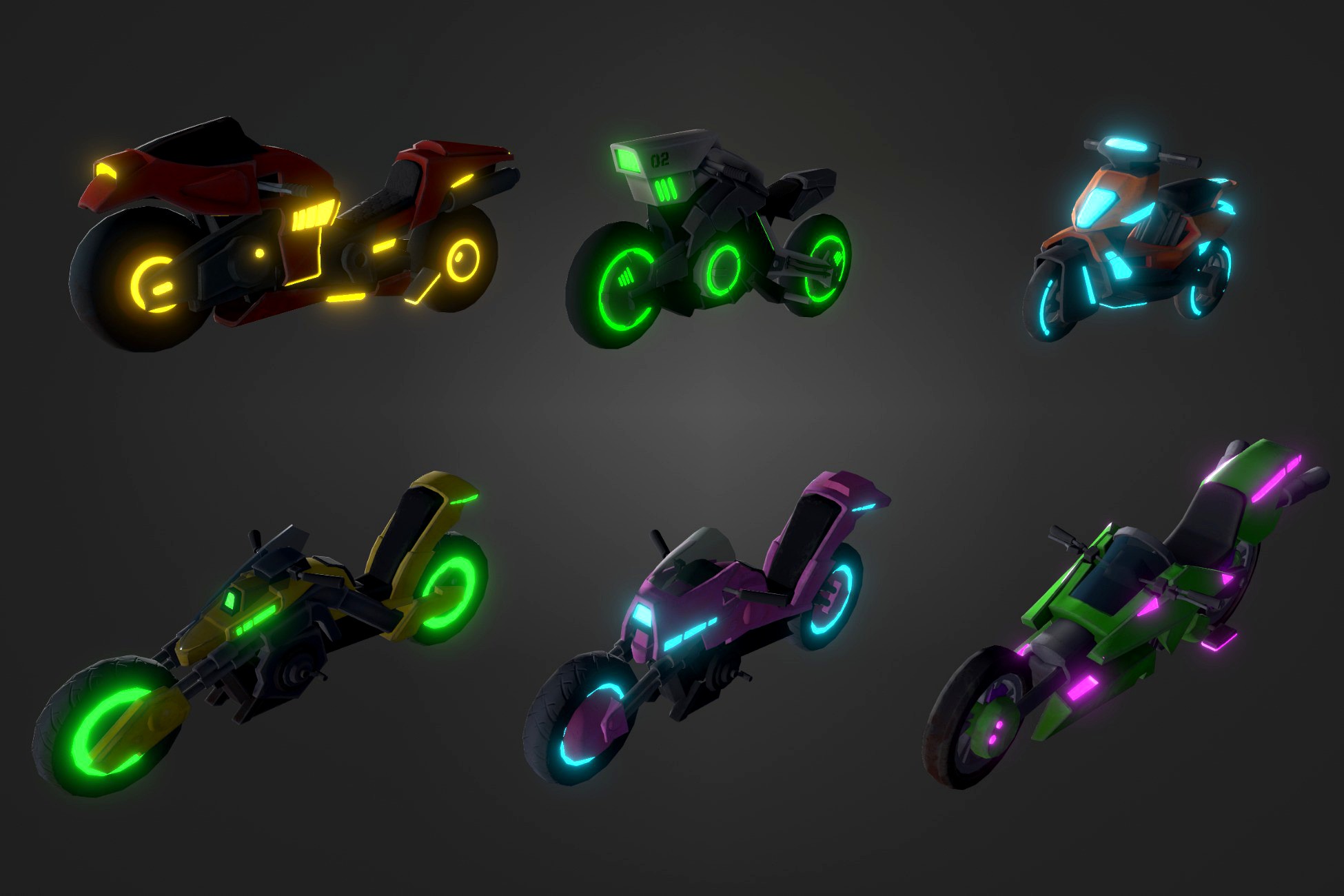 Neon Bikes - Bundle