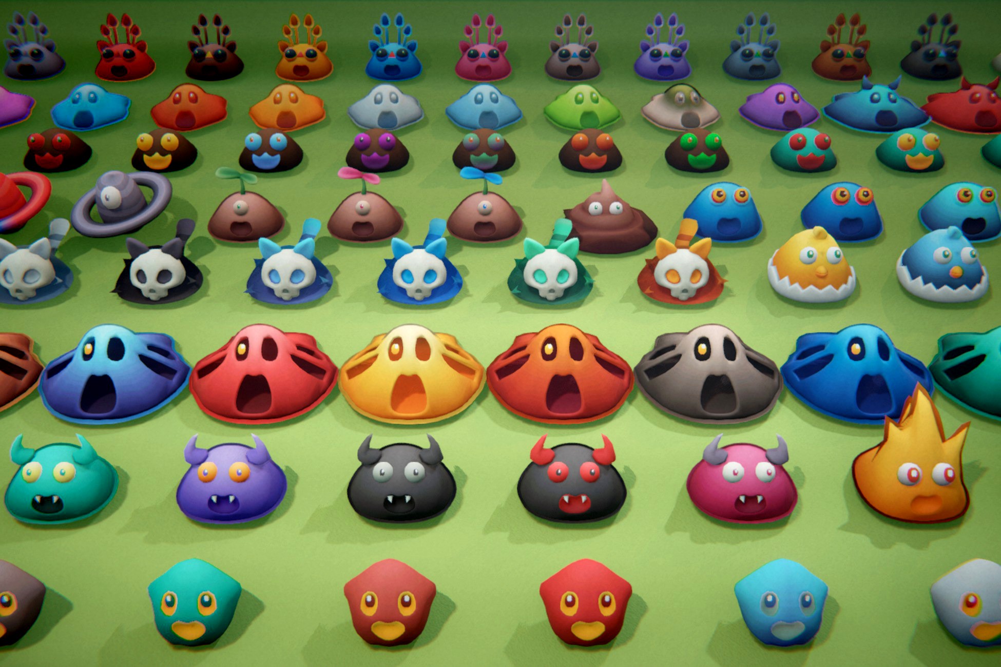 Slime Companions - 294 Variations