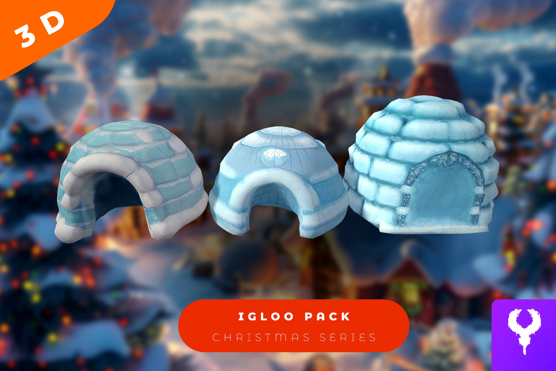 Cartoon Igloo Pack