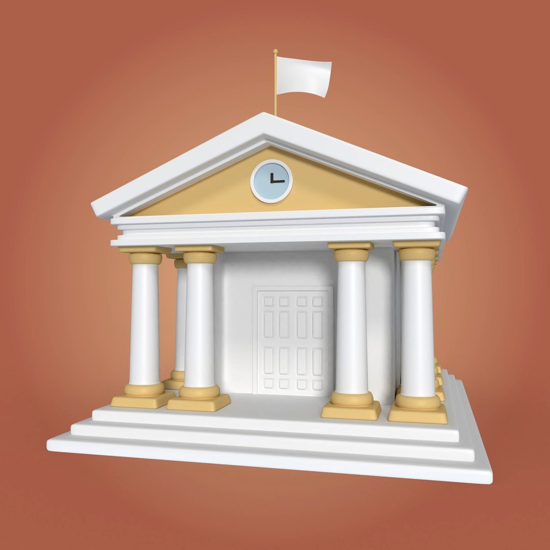 Cartoon parliament Building