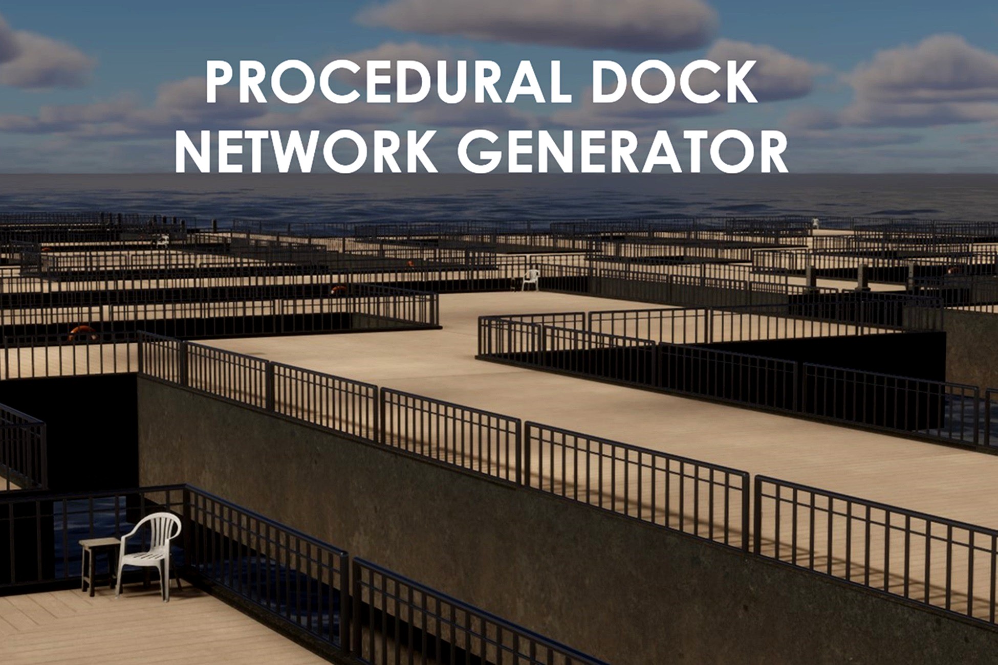 Procedural Dock Network Generator