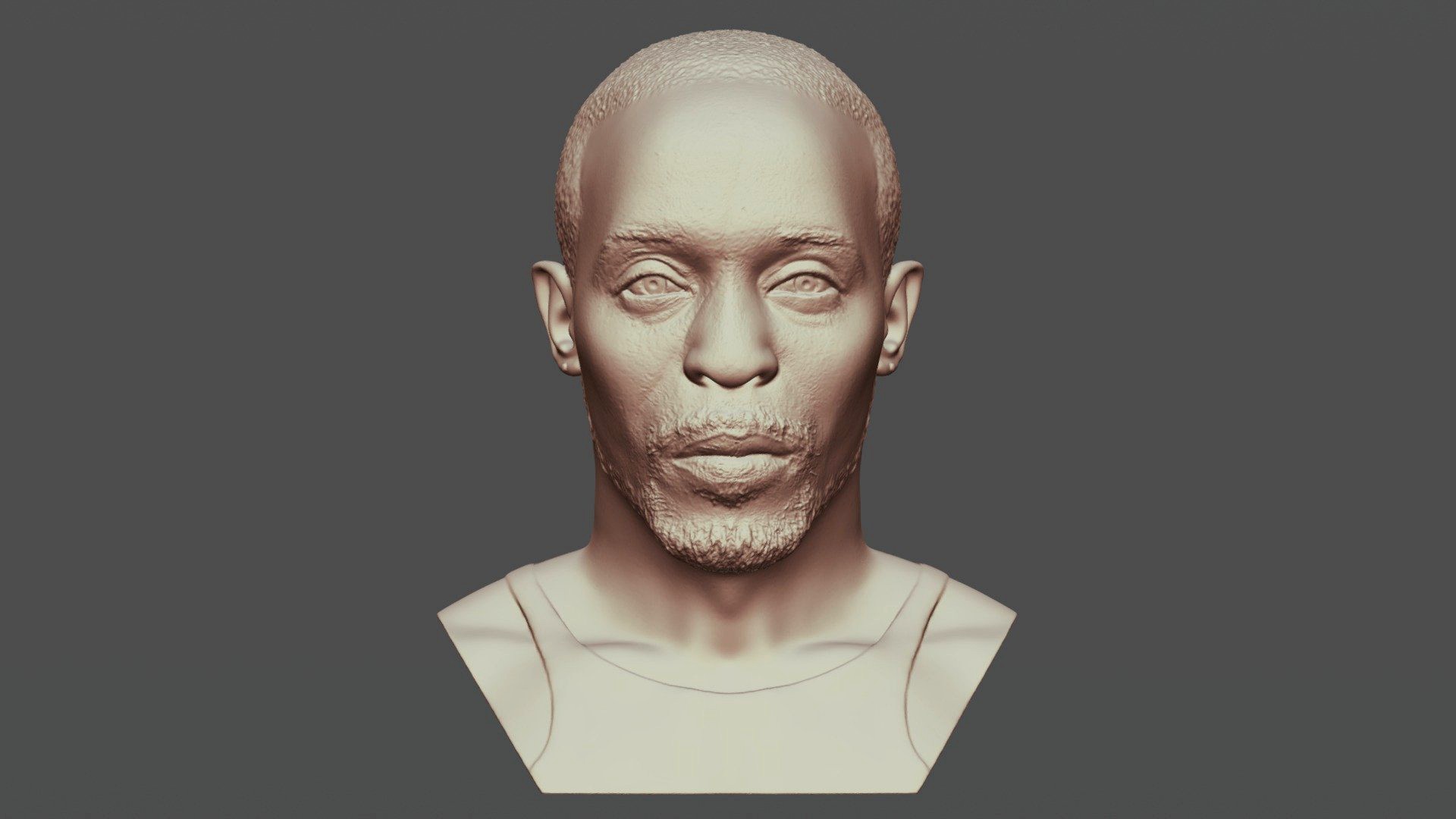 Omar Little bust for 3D printing