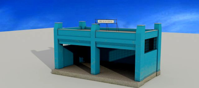 Passenger pavilion 2 3D Model