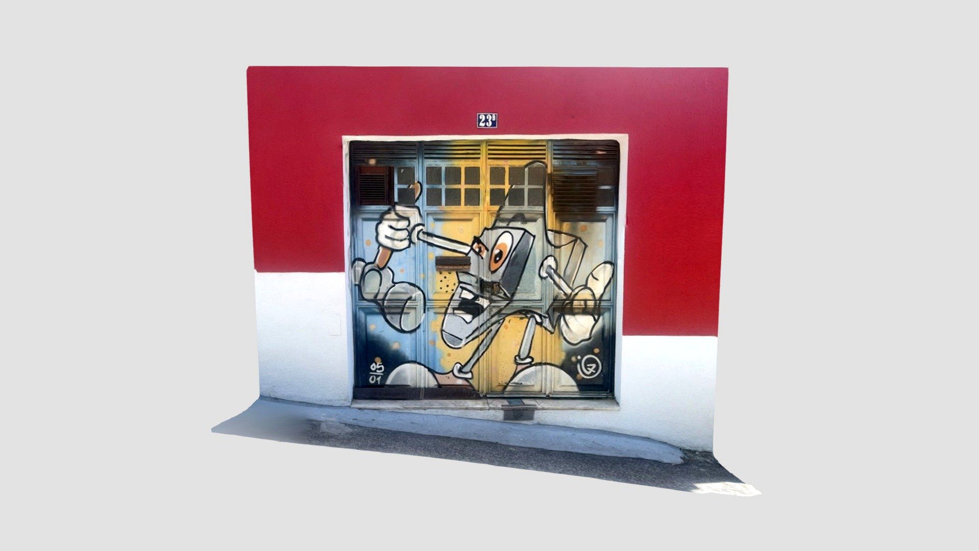 Graffiti Garage Door