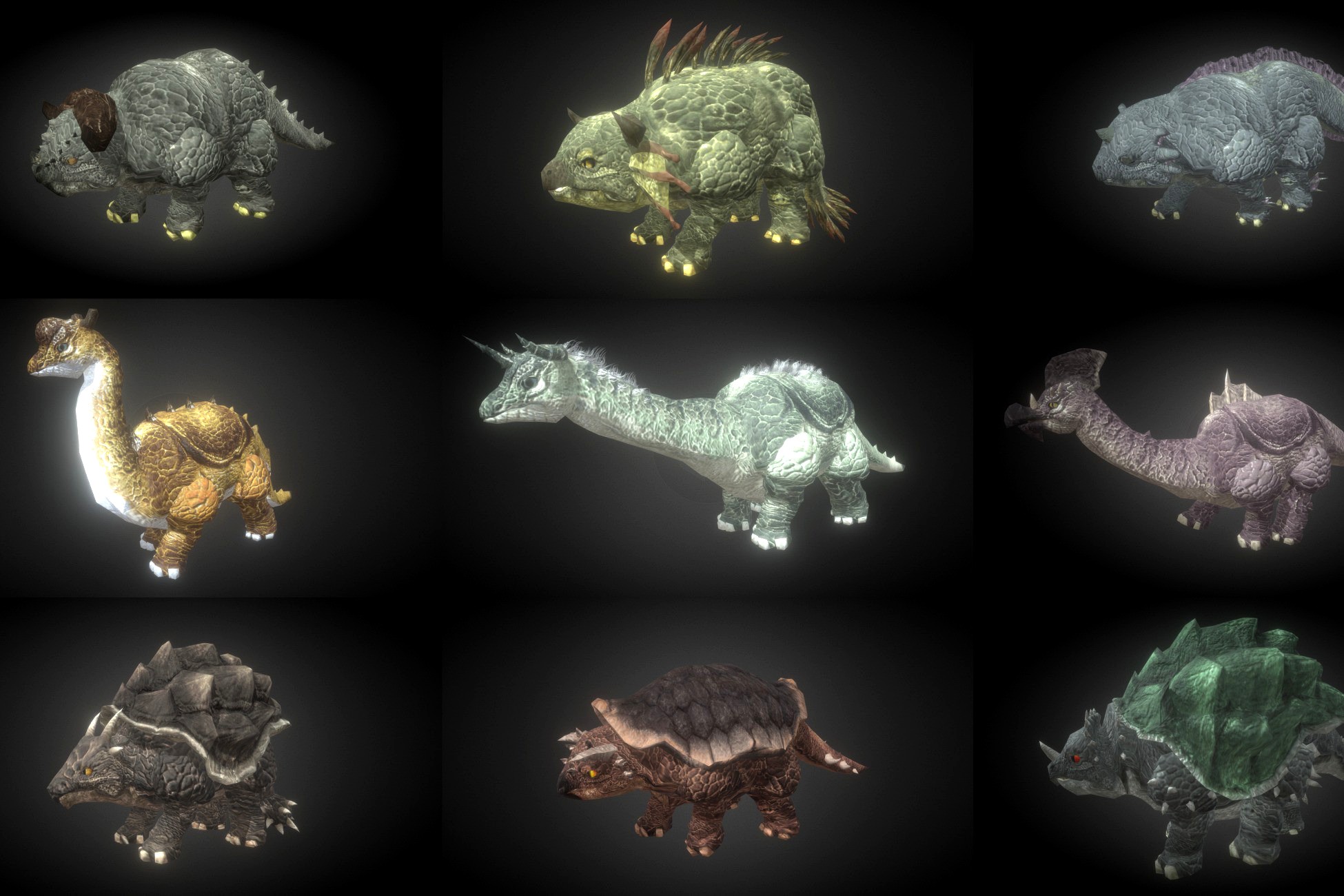 Pack - Elemental Small Dracos