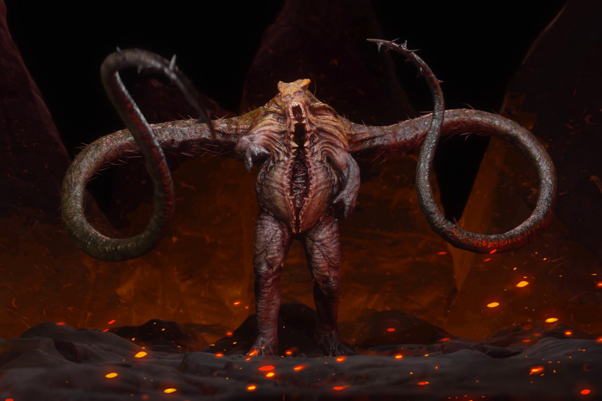 SCP Tentacles Monster