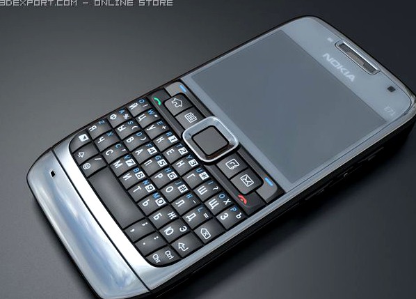 Nokia E71 3D Model