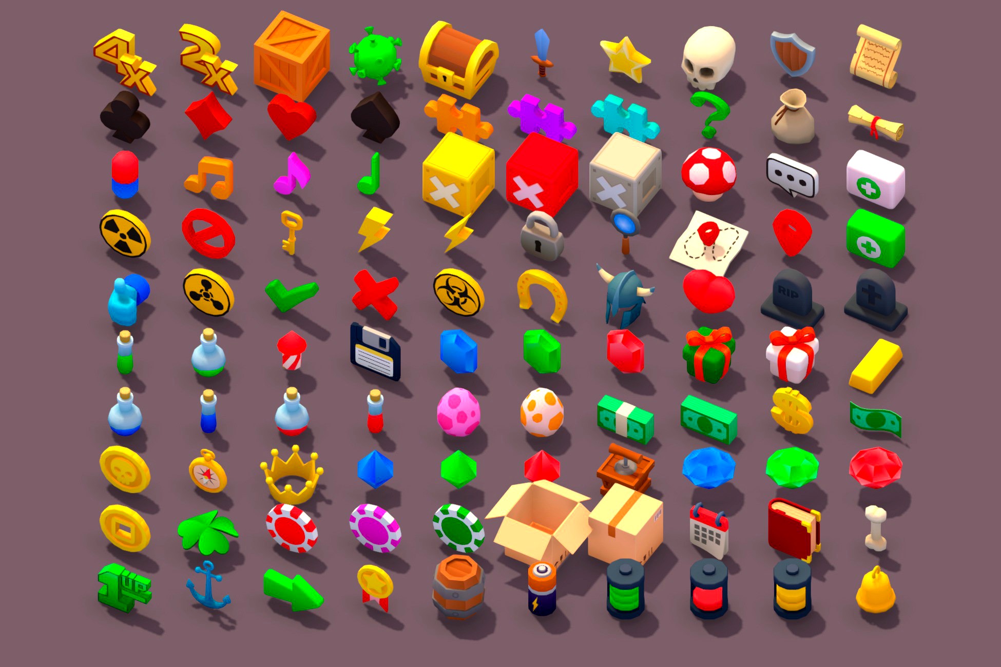 Items - Low-Poly Big Pack