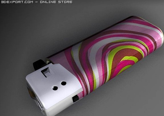 3D model of lighter 3D Model