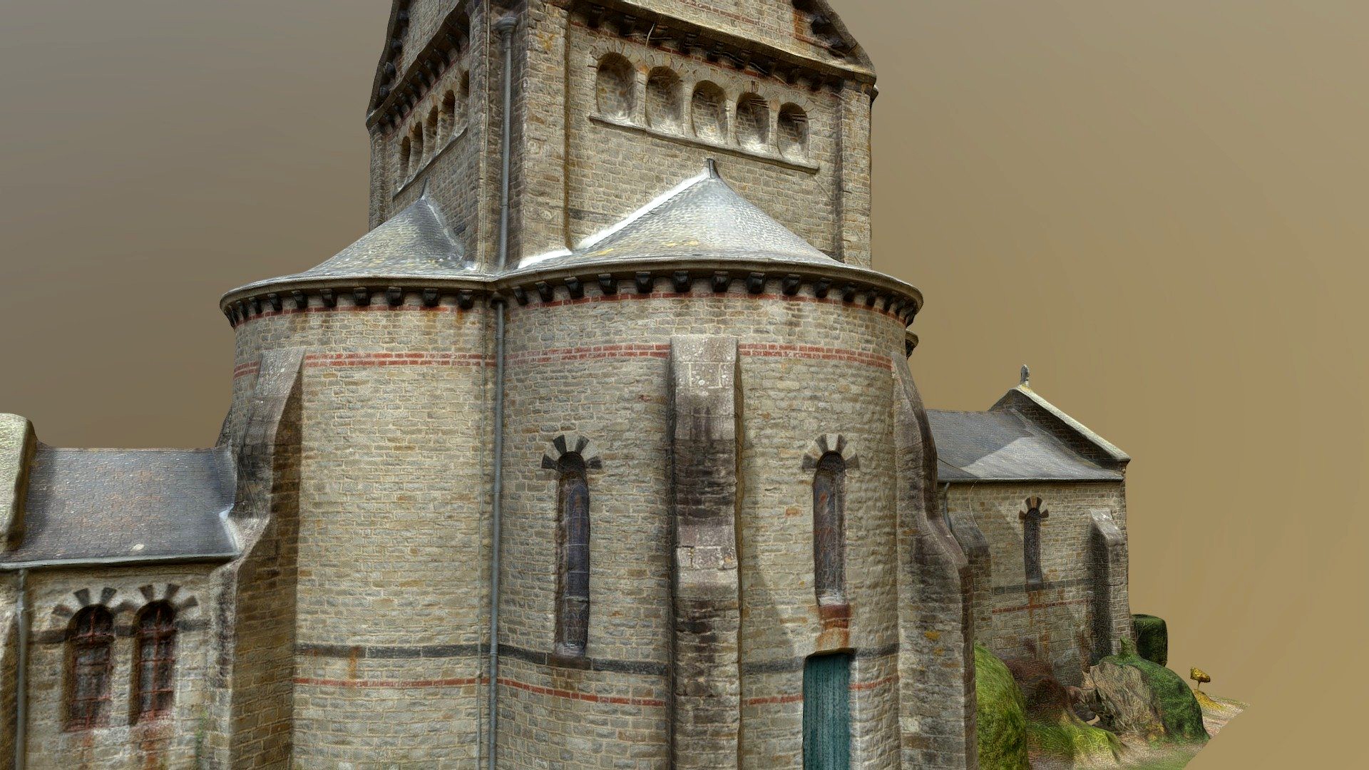 Chapelle Notre-Dame de Beauvais - Normals map