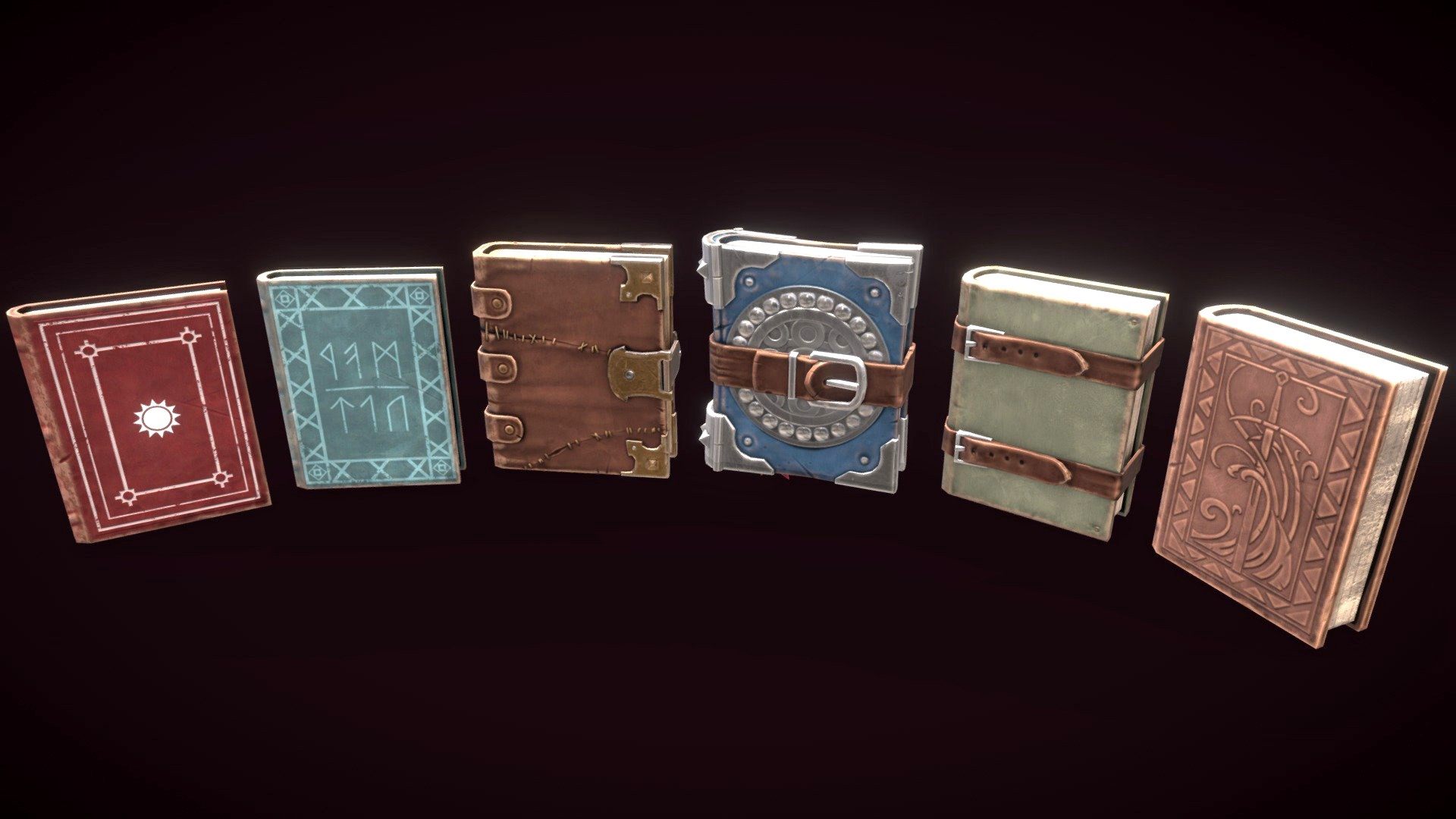 Stylized Books set