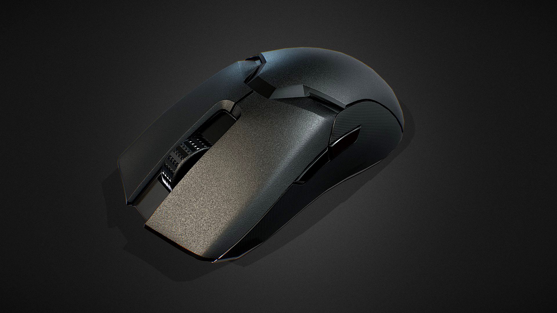 Cordless Mouse - Low Poly