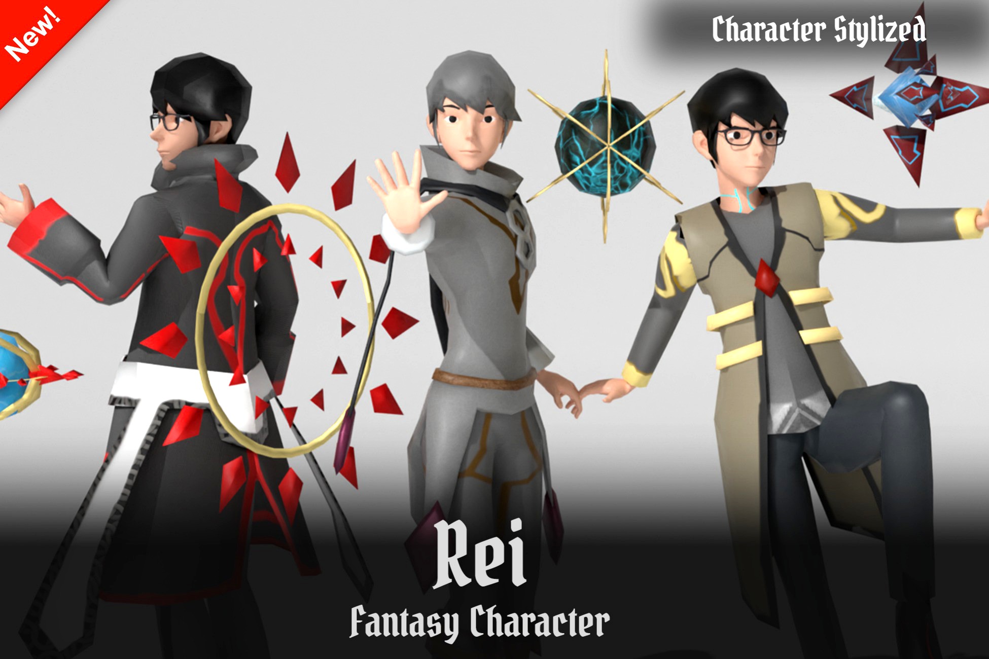 Fantasy Character - Rei (Magician)