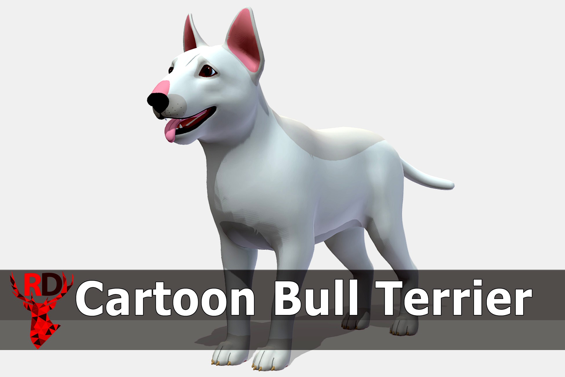 Cartoon Dog - Bull Terrier