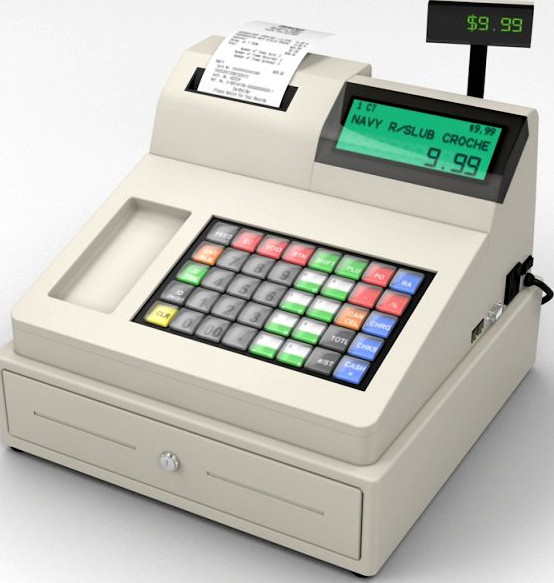 Cash Register 3D Model