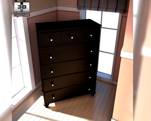 Ashley Jaidyn Wide Chest 3D Model