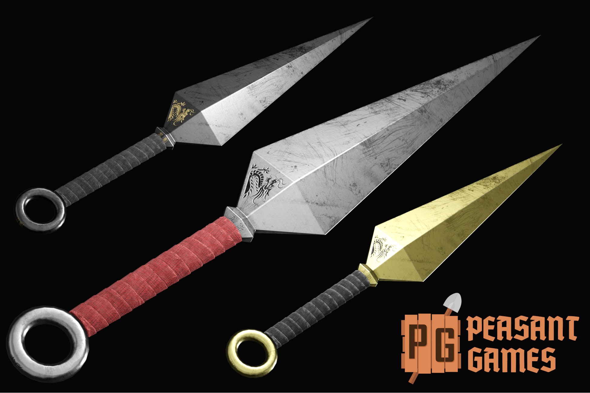 Ninja Dragon Kunai
