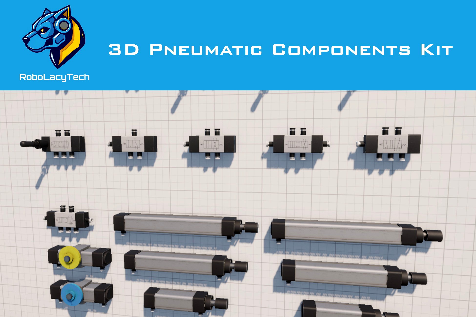 3D Pneumatic Components Kit