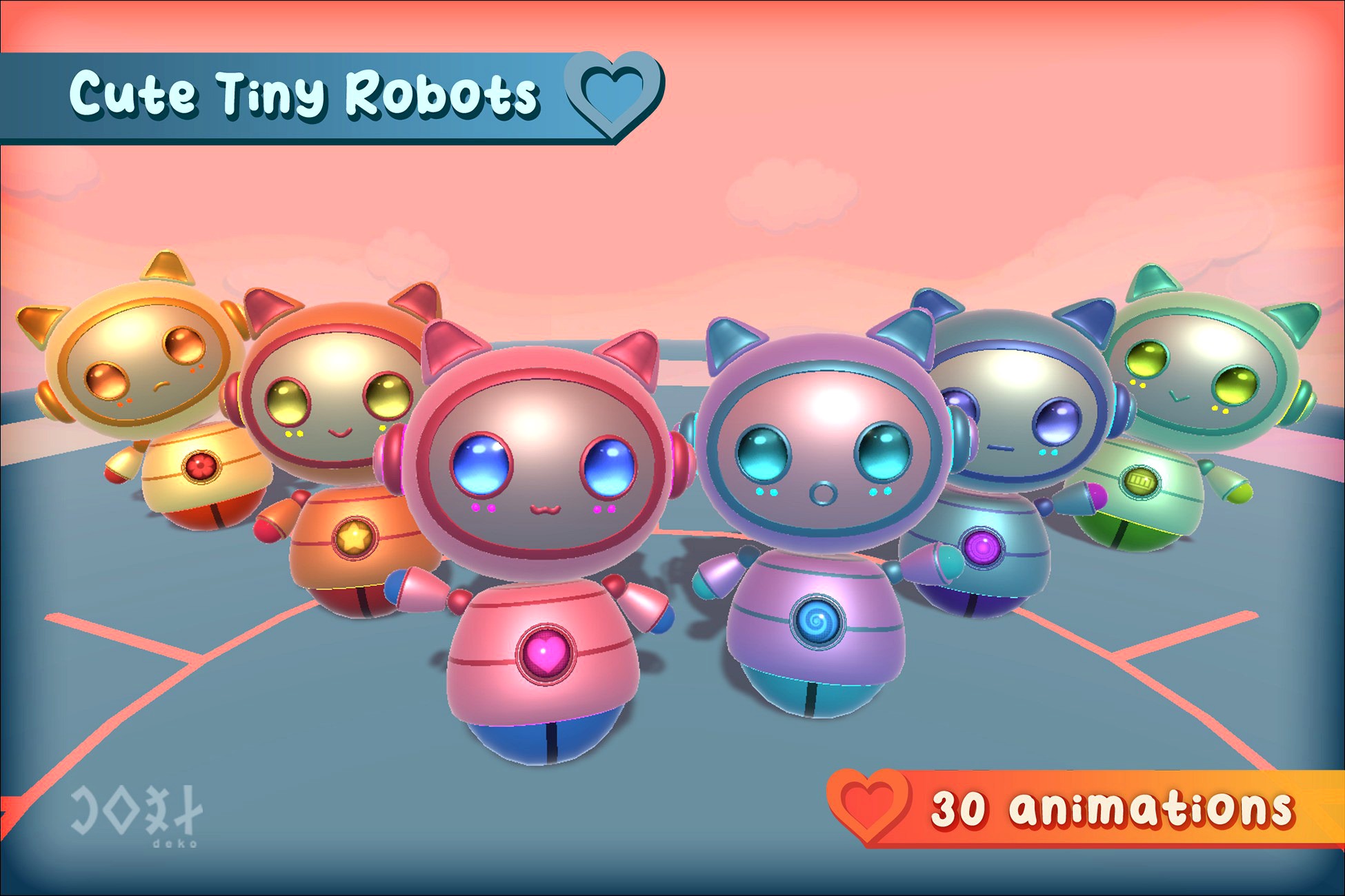 Cute Tiny Robots
