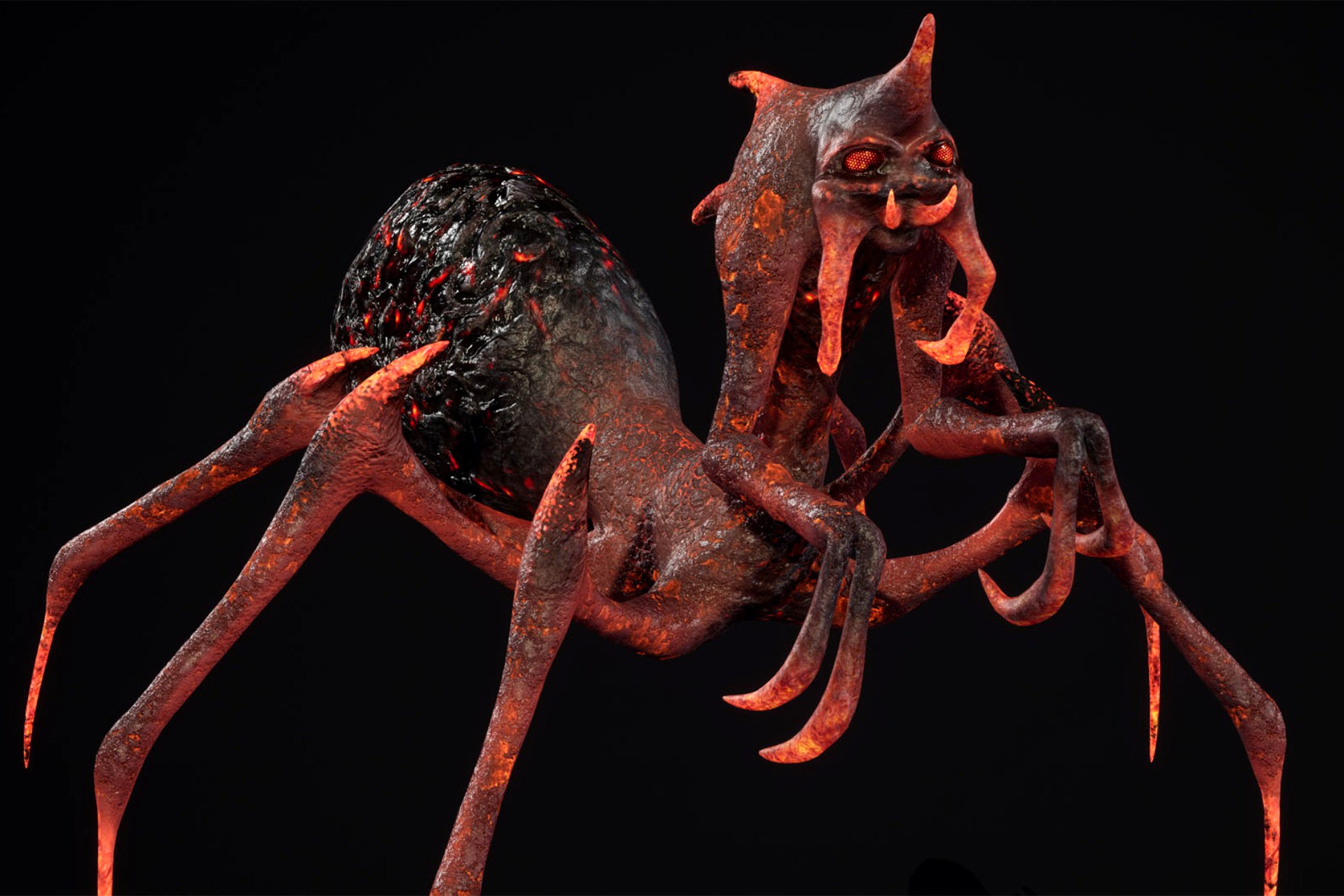 Hell demonic arachnid