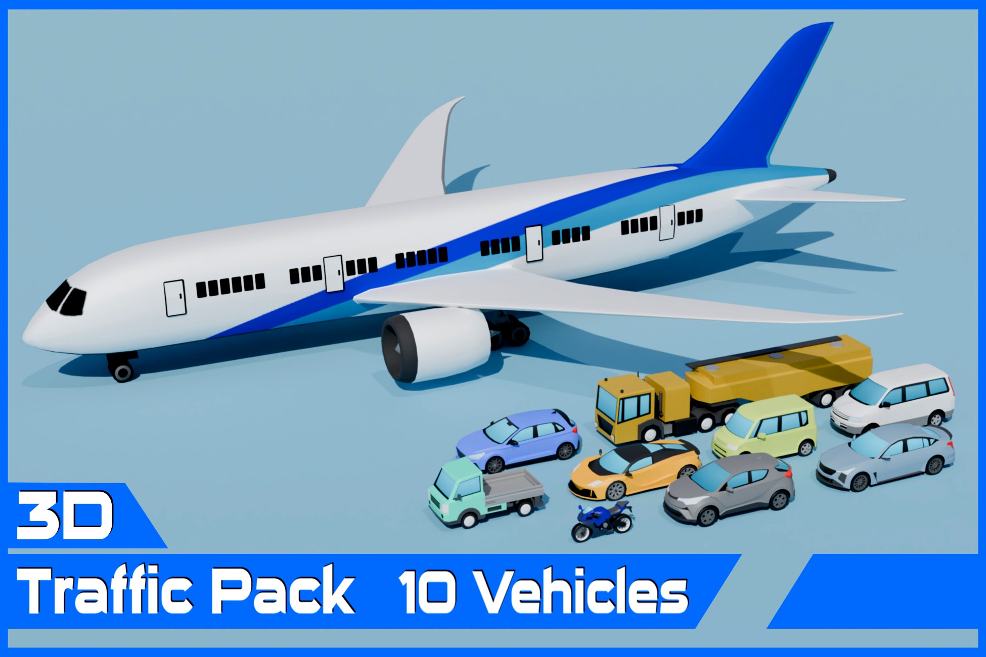 Low Poly - Traffic Vehicle Pack