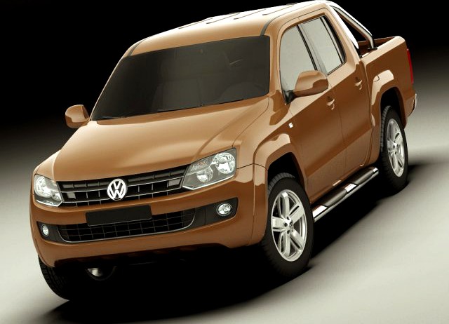 VW Amarok 2011 3D Model