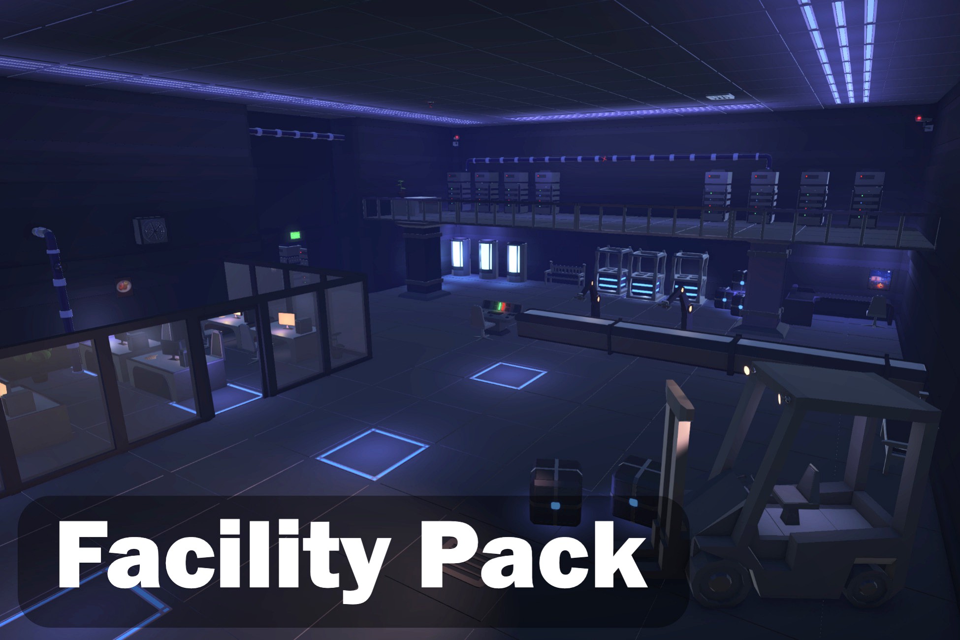 Low-Poly - 3D Facility Pack