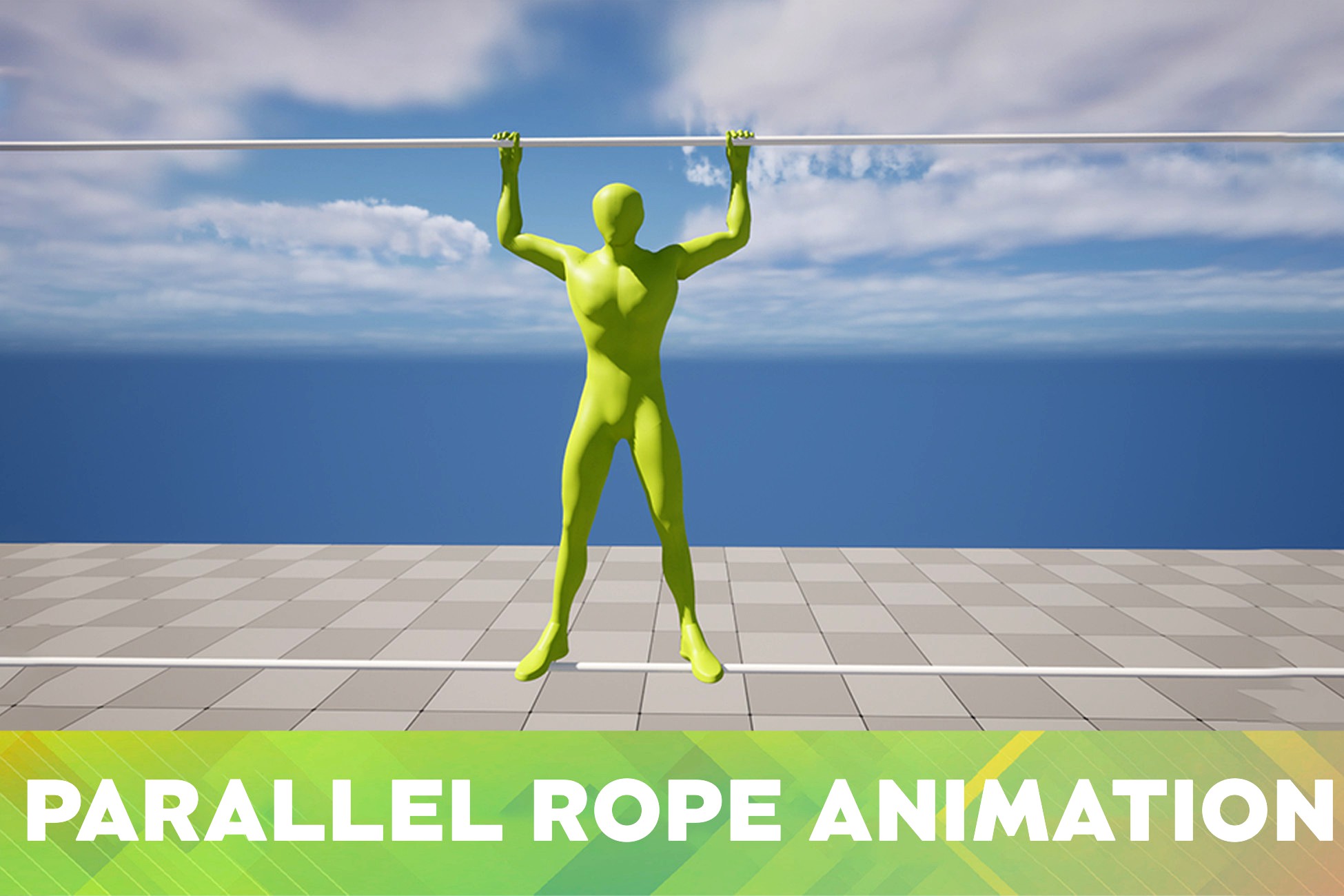 Parkour Parallel Rope Animation