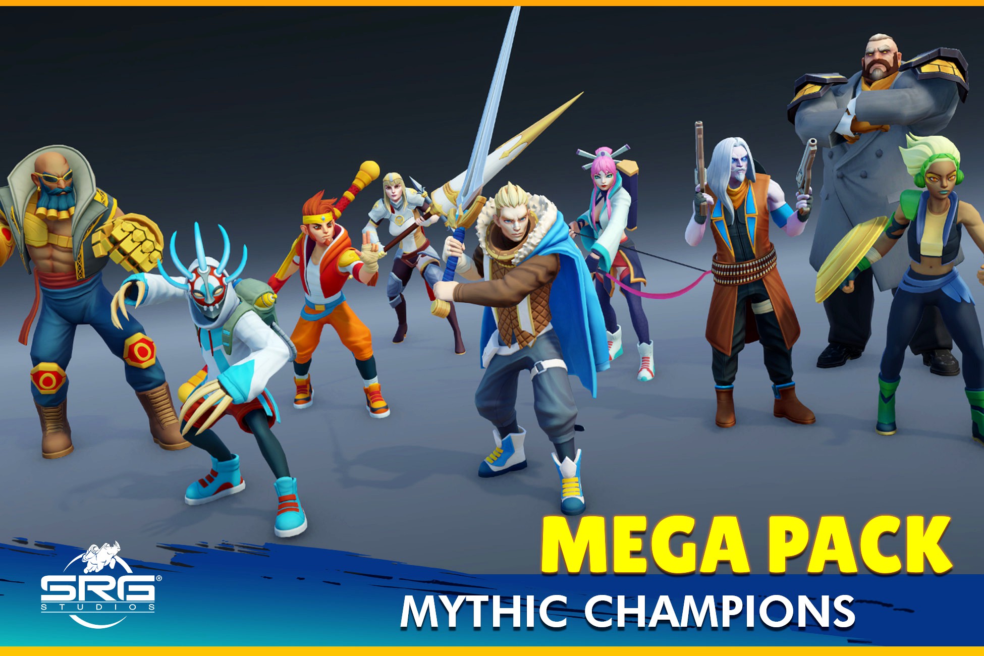 Mythic Champions - 3D Character Mega Pack