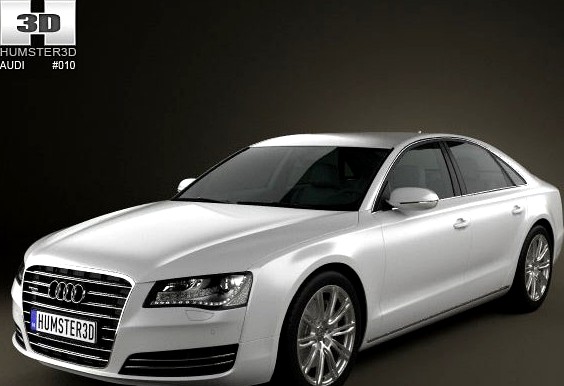 Audi A8 2010 3D Model