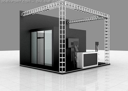 Exhibition stand 3D Model