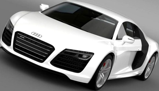 Audi R8 V10 2013 3D Model