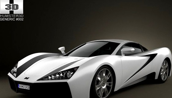 Generic Sport Car 2013 3D Model