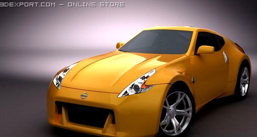 Nissan 370Z (2009 2011) mid 3D Model