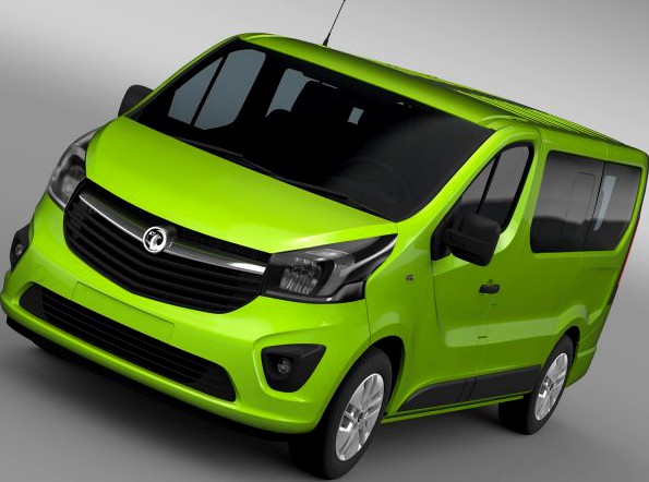 Vauxhall Vivaro EcoFlex 2015 3D Model