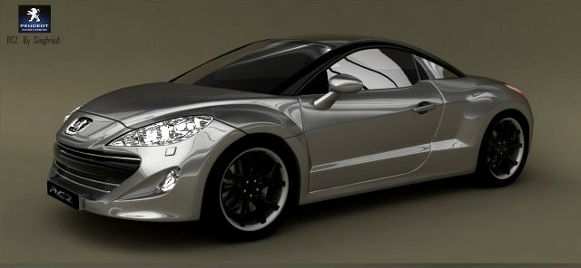 Peugeot  RCZ 3D Model