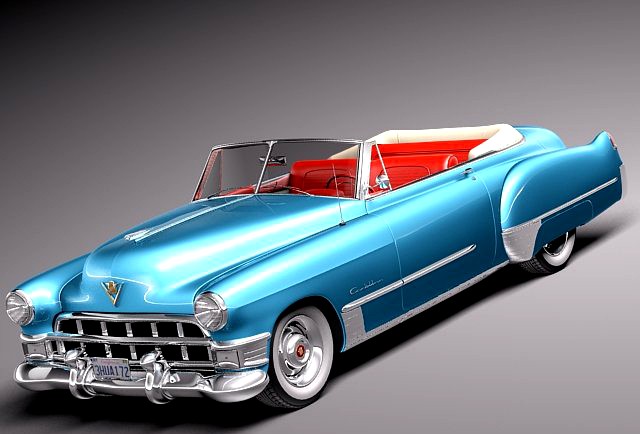 Cadillac 1949 series 62 Convertible 3D Model