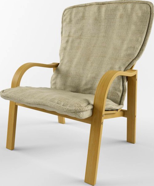 Chair Lotos 3D Model