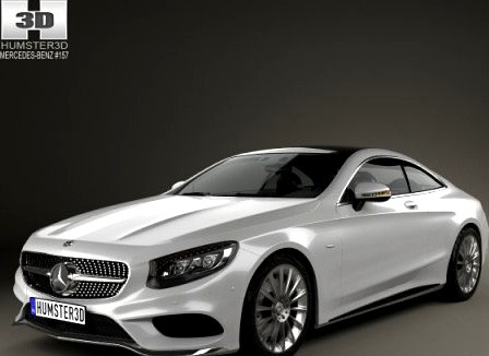 Mercedes-Benz S-Class 63 AMG C217 coupe 2014 3D Model