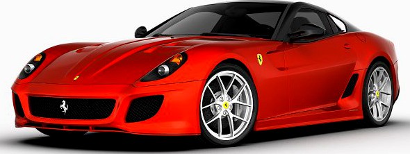 Ferrari 599 GTO 3D Model