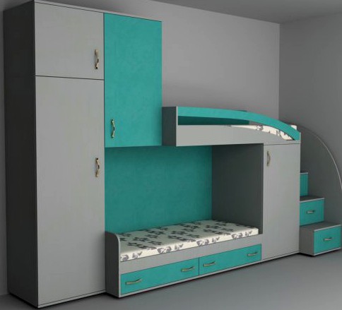 The furniture in the nursery 3D Model