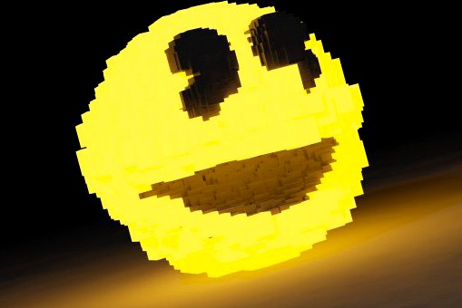 Pacman Ghost Pixel 3D Model