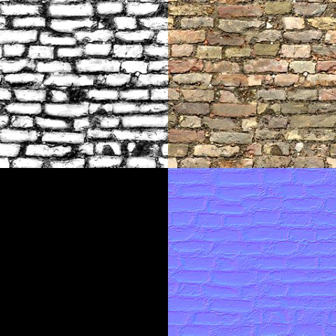 TileableBrick3 3D Model