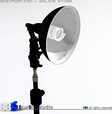 Fluorescent light 3D Model