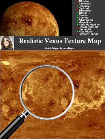 Venus Texture Map 3D Model