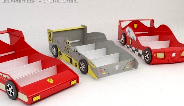 Bed for Kids 3D Model