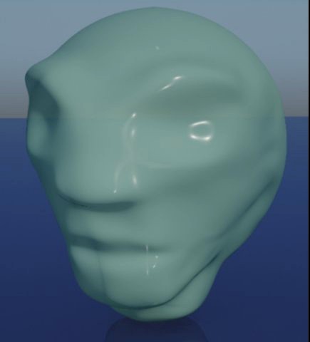 Alienhead 3D Model